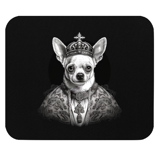 Chihuahua - Pope Dog Church Vatican Catholic Mouse Pads