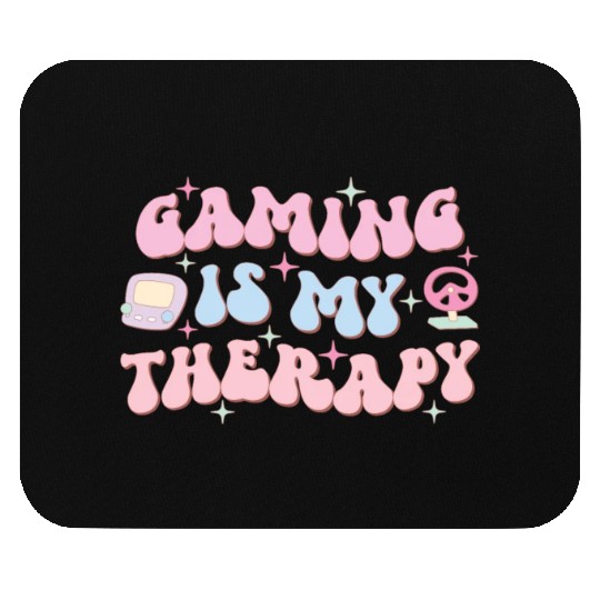 Gaming Is My Therapy, Happy Game Day Mouse Pads