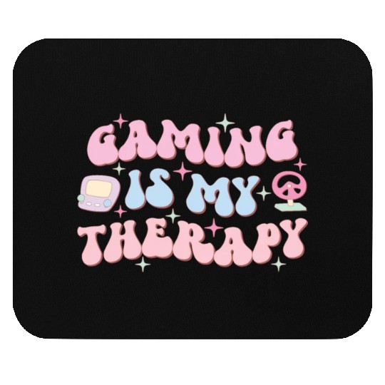 Gaming Is My Therapy, Happy Game Day Mouse Pads