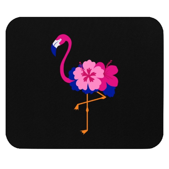 Flower Flamingo Mouse Pads