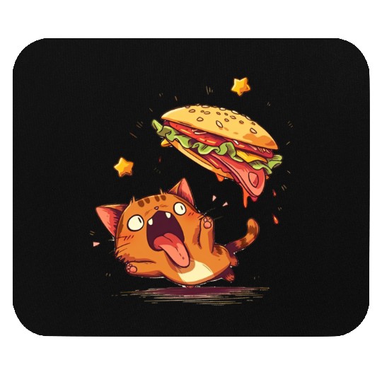 Cat and Taco A Perfectly Delicious Pair Mouse Pads
