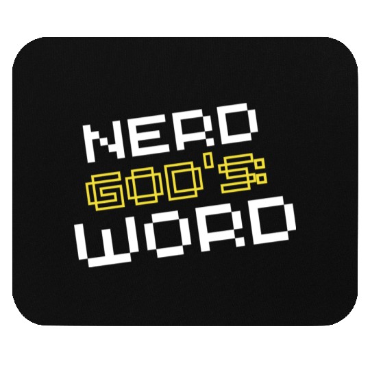 Nerd God's Word Mouse Pads