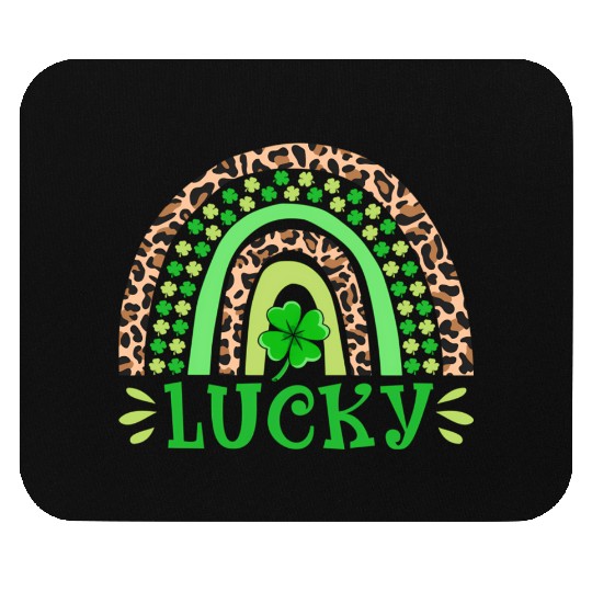 St Patricks Day Lucky Shamrock Shenanigans Mouse Pads