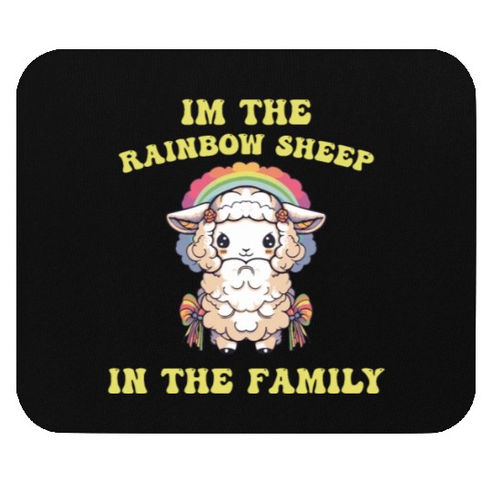 I'm The Rainbow Sheep LGBT Family Pride Community Mouse Pads