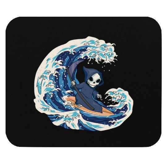 The Reaper surfing on Wave Mouse Pads