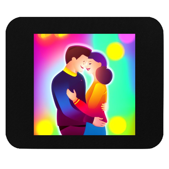 Loving Couple Mouse Pads