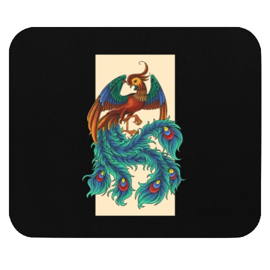 Design vector Illustration of Phoenix Mouse Pads