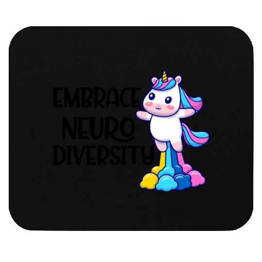 embrace neurodiversity trending Mouse Pads