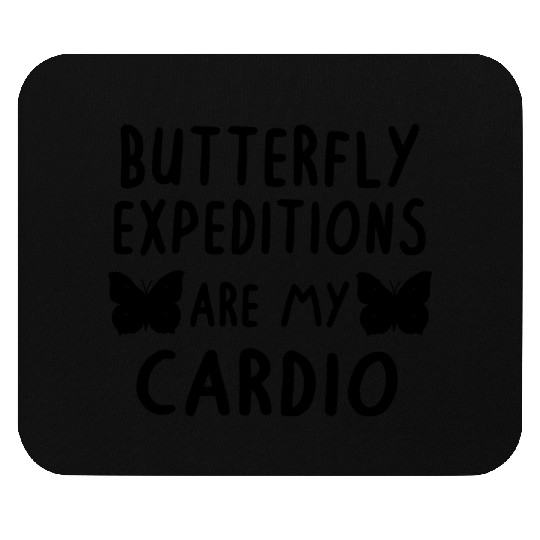 Butterfly spring caterpillar women saying nature Mouse Pads