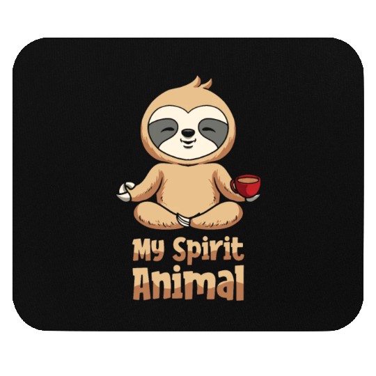 Sloth Cute Sloth Sunflower Mouse Pads