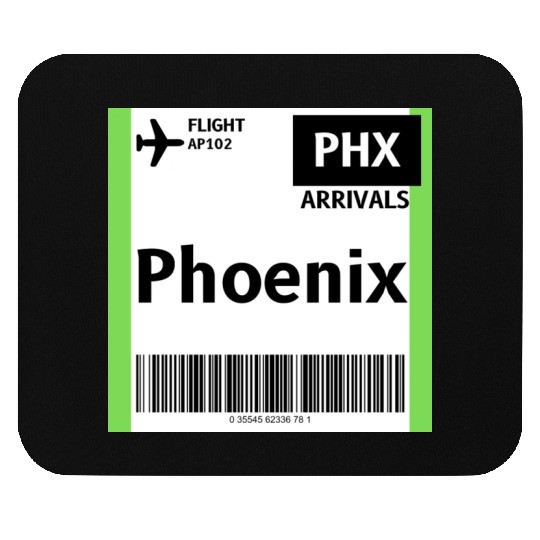 airplane ticket phoenix Mouse Pads