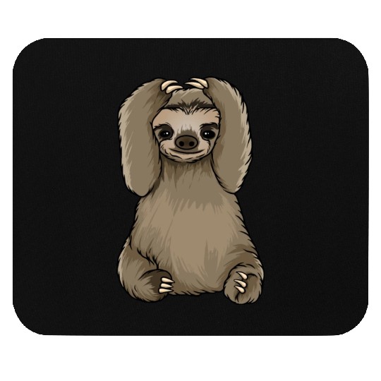 sloth omg what did i do Mouse Pads