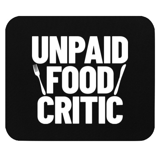 Food Critic Chef Cook retro Mouse Pads