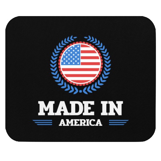 made in america red girl love Mouse Pads