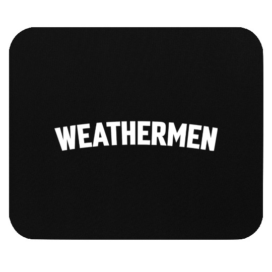 WEATHERMEN yellow funny green Mouse Pads