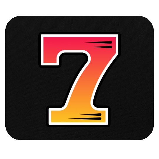 Lucky Number Seven travel Copy Mouse Pads