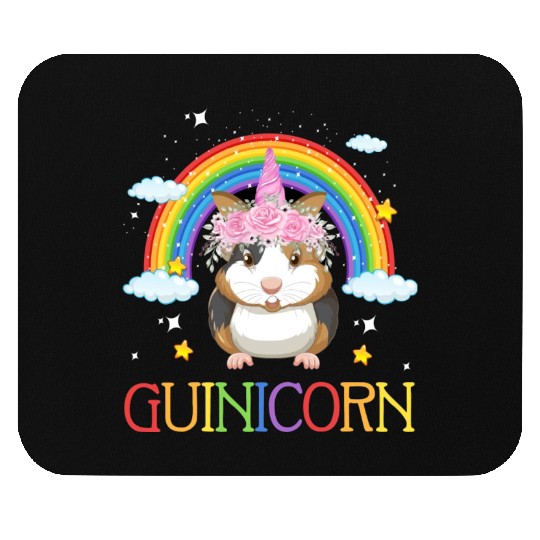 Vector guinicorn Mouse Pads for guinea pig lovers