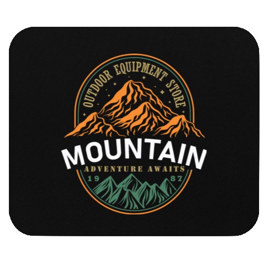 The mountains call hiking rock climbing Mouse Pads