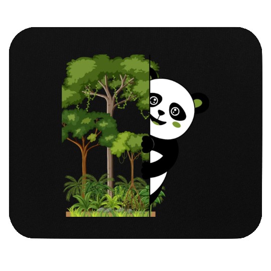 panda bear in the forest Mouse Pads