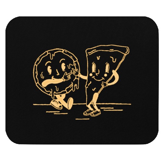 Slice And Pie Pizza Friends Mouse Pads