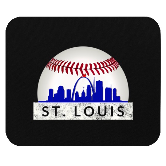 Saint Louis Red Cardinal Dress Hometown Skyline Gi Mouse Pads