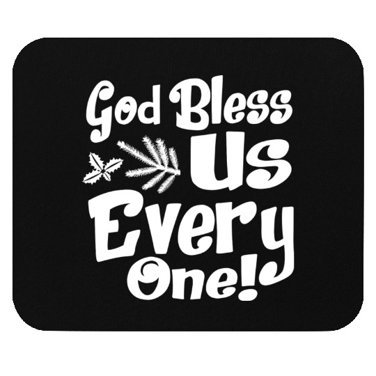 A Christmas Carol Charles Dickens God Bless Us Mouse Pads