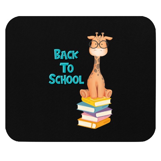 Back To School Giraffe Mouse Pads