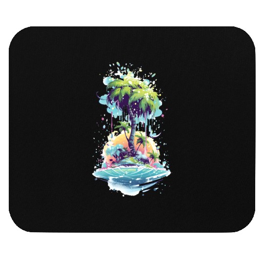 tropical time Mouse Pads
