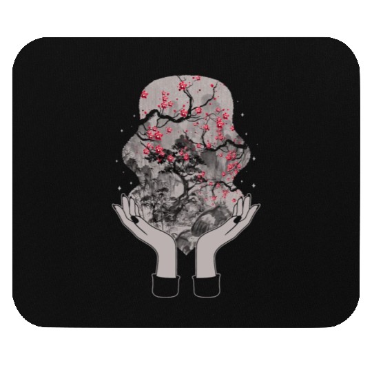 Cherry Blossom Mouse Pads, Sakura Woodblock Kawaii