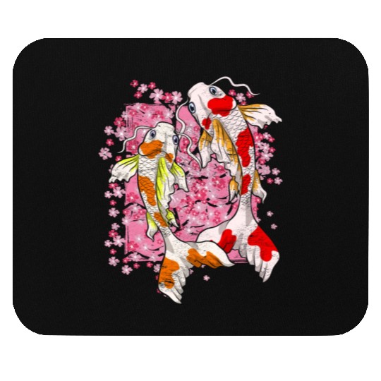 Sakura Koi Fish Gift Cherry Blossom Koi Carp Mouse Pads