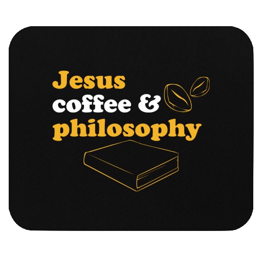 Philosophy Jesus Teacher Science Book Coffee Mouse Pads