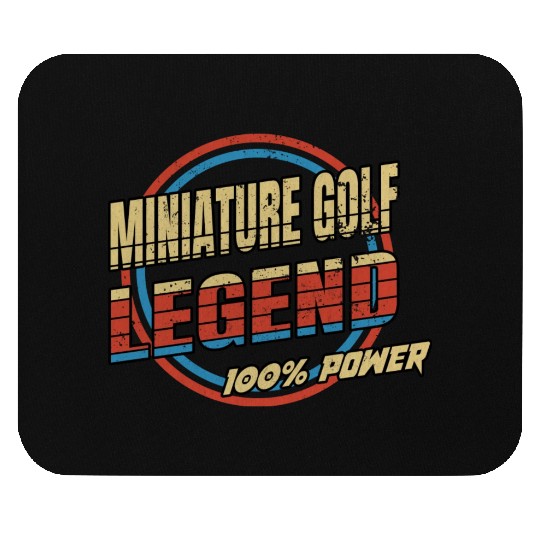 Miniature golf legend Mouse Pads