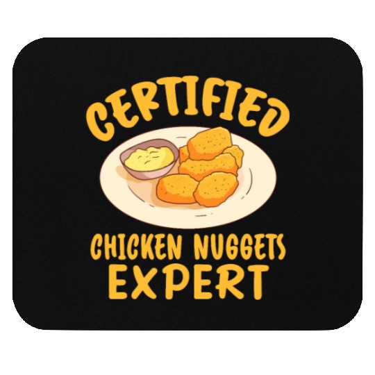 Certified Chicken Nuggets Expert Mouse Pads