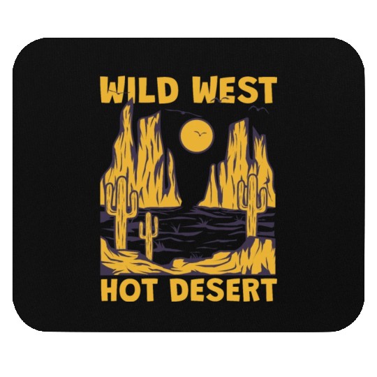 desert wild west cactus nature Mouse Pads