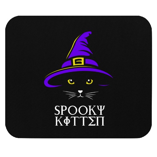 Witch Cat Mouse Pads