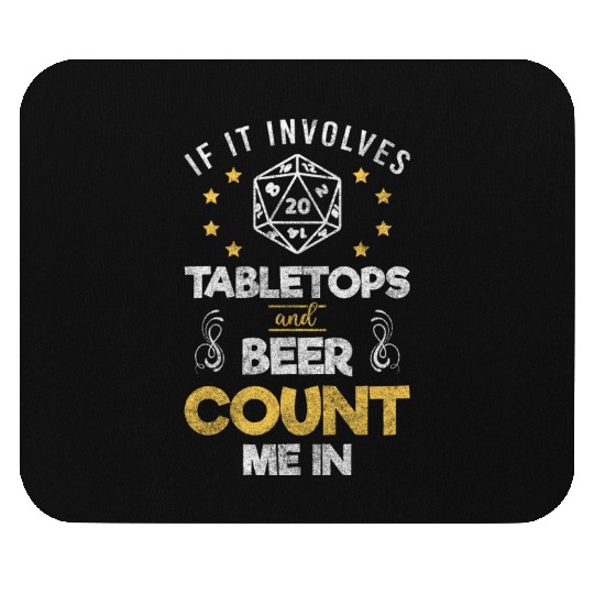 Games Nerd Board Gamer Player Mouse Pads