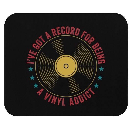 Record For Loving Vinyl Funny Lp Lover Retro Mouse Pads