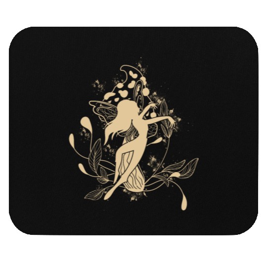 Fairy Mouse Pads, Fairycore Dancing Fairy Mushroom