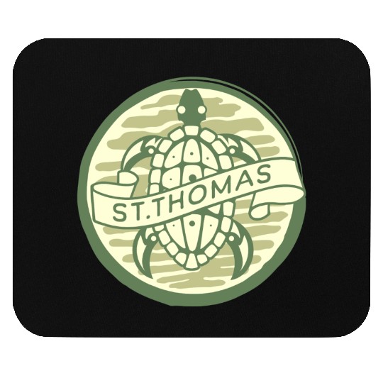 Saint Thomas Turtle Mouse Pads