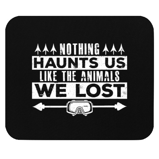 Spearfishing Nothing haunts us Dive Fish Hunting Mouse Pads