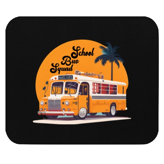 The Nature School bus Mouse Pads design
