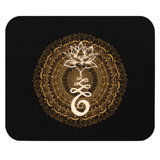 Unalome Dala Lotus Yoga Mouse Pads
