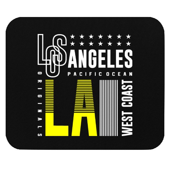 Los Angeles LA West Coast Mouse Pads
