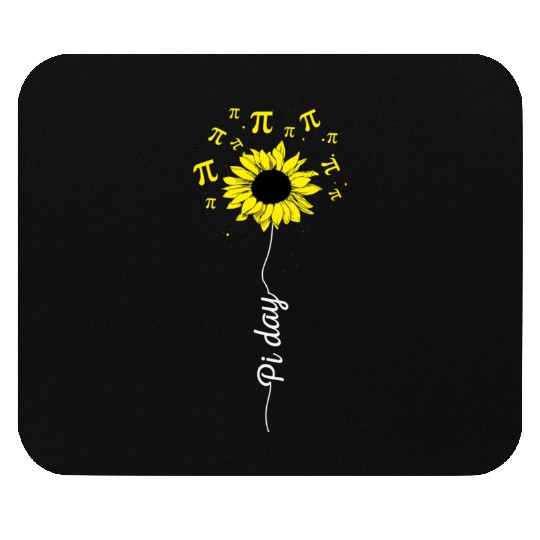 Happy Pi Day Mathematics Math Teacher Sunflower Mouse Pads