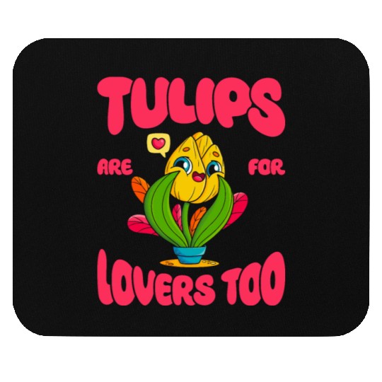 Tulip Gardening Cute Mouse Pads