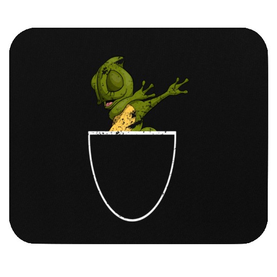 Dabbing Lizard Reptile Animal Pocket Chameleon Mouse Pads