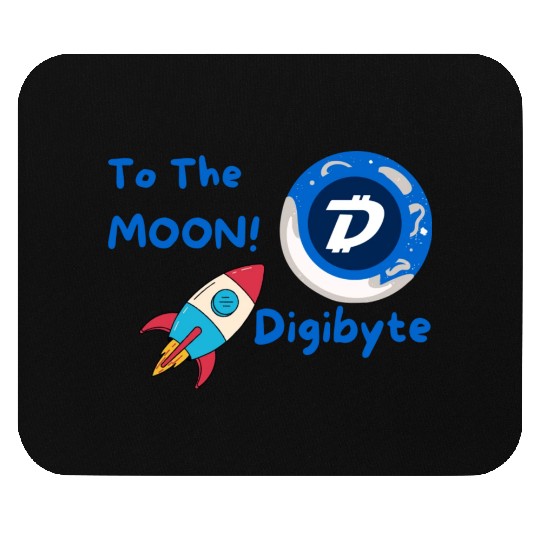 Digibyte To The Moon Mouse Pads