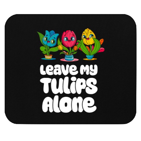 Tulip Gardening Cute Mouse Pads