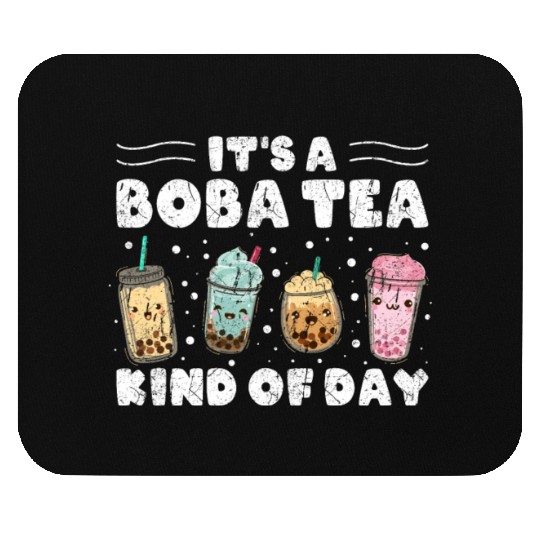 It´s A Boba Tea Kind Of Day Kawaii Bubble Tea Mouse Pads