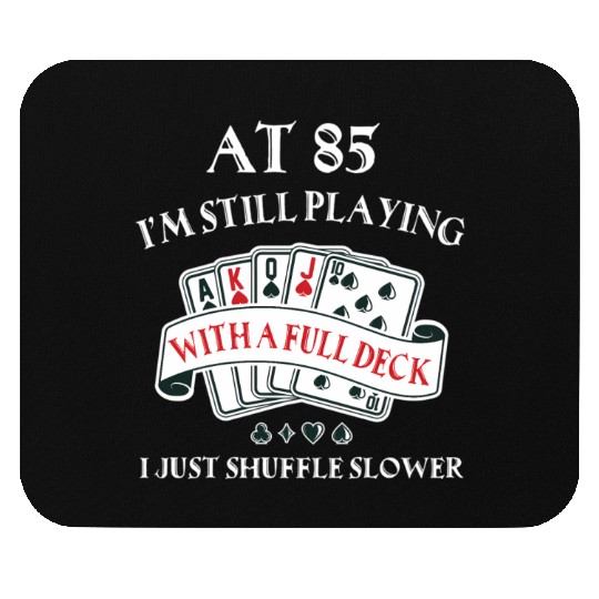 85Th For 85 Playing Cards Mouse Pads